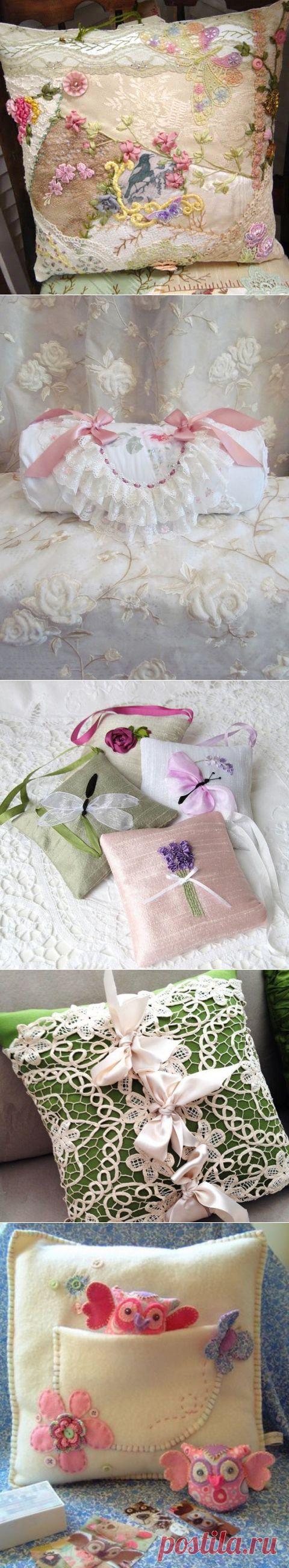 (+1) тема - Декоративные подушки. Много идей | СВОИМИ РУКАМИ