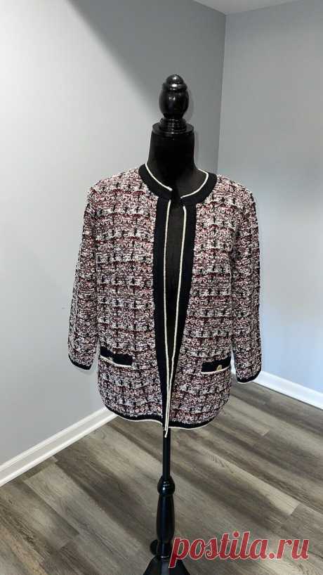 Women’s Cardigan Jones Studio Separates size medium Lurex Multicolor NWT | eBay