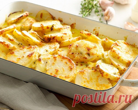 Пикантный картофель, запеченный в молоке с тмином: вкусно, просто и быстро!