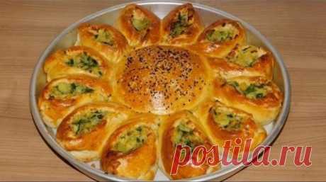 Обалденный пирог с картофельной и сырной начинкой - Люблю готовить