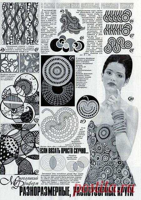 Филейные нерегулярные круги - вязание крючком | Левреткоман-оч.умелец | Яндекс Дзен