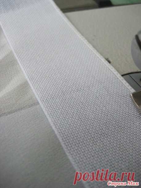 Оригинальный способ узкой подгибки на лёгкой ткани. МК - Страна Мам