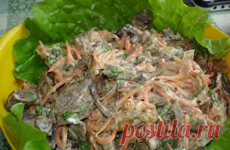 Вкусный салат с куриной печенью