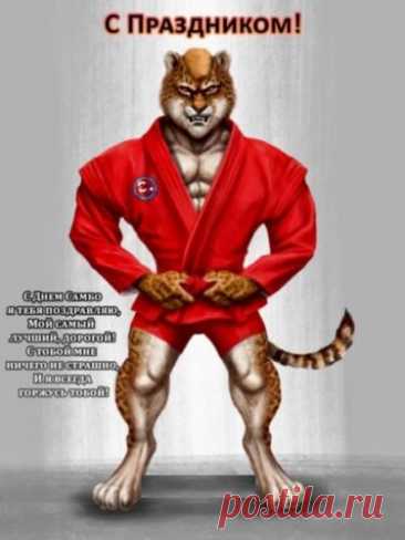 Все перспективы ты лови,
Не упуская ни единой.
Себя в работе прояви
Со рвеньем, хваткою орлиной! Открытки на День самбо!