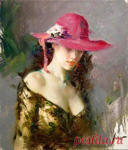 Оригинал - Схема вышивки «Незнакомка» - Схемы автора «svetlanastrokova» - Вышивка крестом