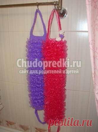 Вязание мочалок крючком: схемы и пошаговое описание