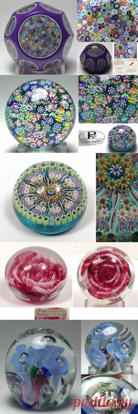 Красивые стеклянные изделия