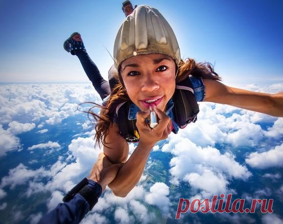 ЭКСТРЕМАЛЬНЫЕ ФОТОГРАФИИ, СДЕЛАННЫЕ ВО ВРЕМЯ ПРЫЖКОВ С ПАРАШЮТОМ