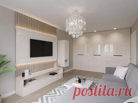 Интерьер двухкомнатной квартиры 54 кв.м. в современном стиле