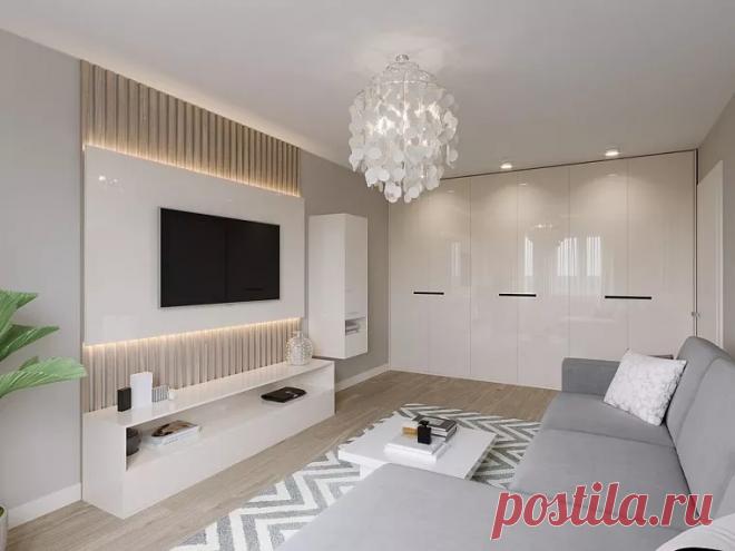 Интерьер двухкомнатной квартиры 54 кв.м. в современном стиле