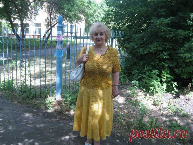 АЖУРНЫЙ КОСТЮМ ИЗ ПРЯЖИ "VIOLET"