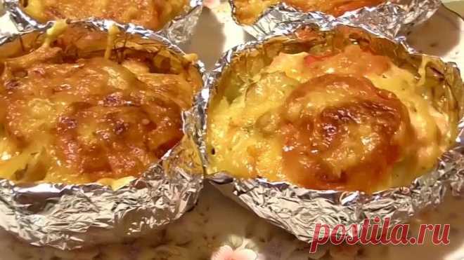 Шикарный ужин для всей семьи! Мини запеканки из куриного фарша в формочках.