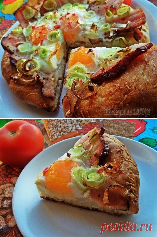 Глазунья в лепёшке