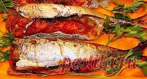 Скумбрия, запеченная в фольге - почти как скумбрия горячего копчения..