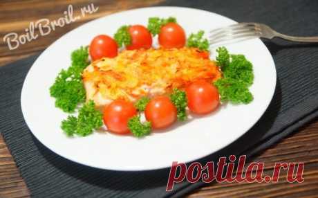 Горбуша в духовке с луком и морковью - пошаговый рецепт с фото Сочное и нежное филе горбуши, запеченное в духовке с обжаренными луком и морковью.