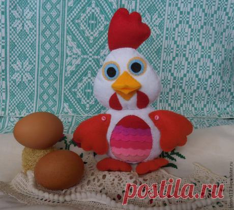 Шьем пасхальную курочку из фетра - Ярмарка Мастеров - ручная работа, handmade