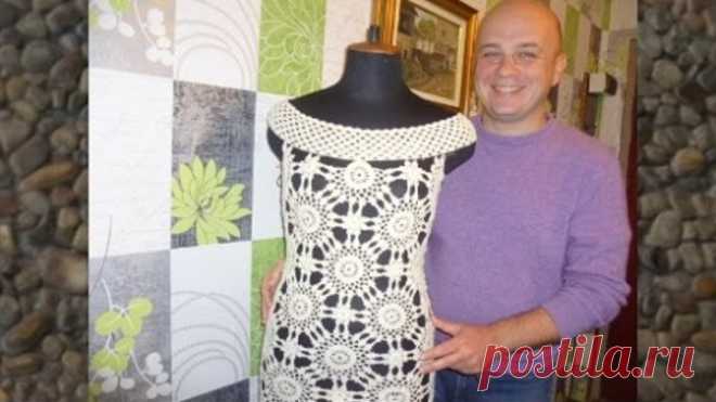 Платье крючком 