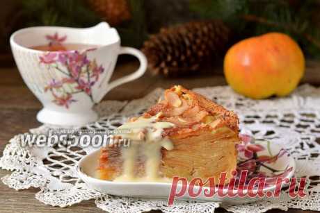 Пирог с яблоками «Невидимый» рецепт с фото, как приготовить на Webspoon.ru