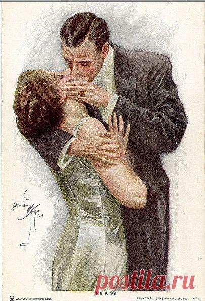 Если поцелуй это слово, то у меня к тебе серьезный разговор! / Картинки для декупажа / PassionForum - мастер-классы по рукоделию
