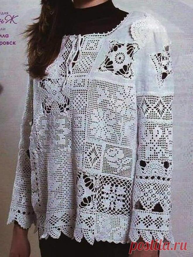 Блуза в стиле бохо.