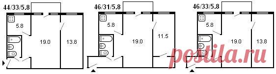 Хрущевки. Описание и типовые планировки