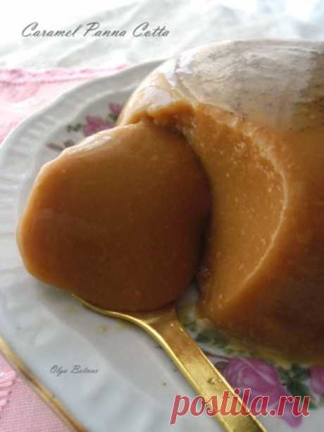 Карамельная панна котта - кулинарный рецепт