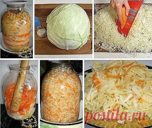 Моментальная квашеная капуста в банке - просто бесподобный рецепт!
Поедается моментально
Мой рецепт моментальной квашенной капусты в банке
Получается очень быстро, делается очень просто, а поедается моментально Можете мне поверить Каждый год я делаю много банок за сезон и всегда ничего не остается И так что нужно: капуста белокачанная, морковь, соль, сахар или мед, охлажденная кипяченая вода, банка трехлитровая и желание конечно Количество капусты, если не хватит, то можно дорезать, а если ли