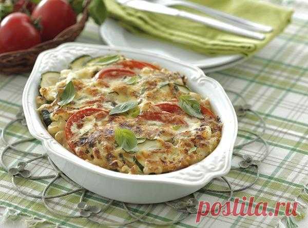 Запеканка из макарон с кабачками и творожным сыром: пошаговый рецепт с фото
