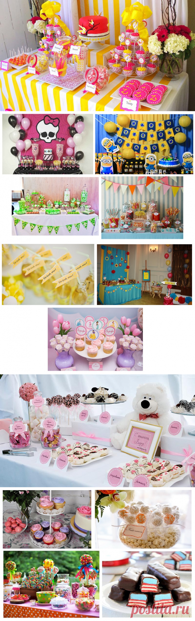 Кэнди-бар на детский день рождения: 3 секрета сладкого праздника