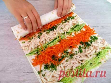 Рулет из лаваша / Классная закуска