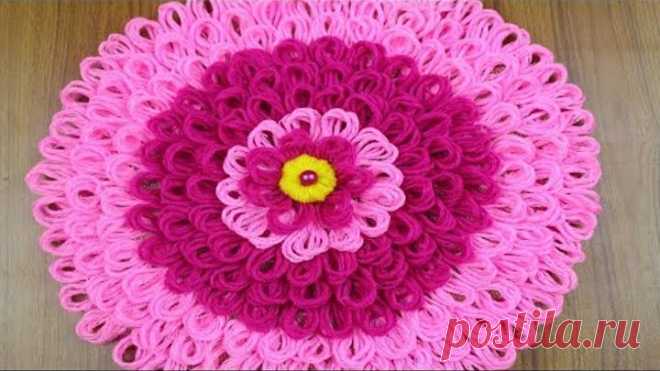 Amazing!!! Woolen Doormat || How To Make Doormats at Home - Doormat Making Idea - Handmade Doormat