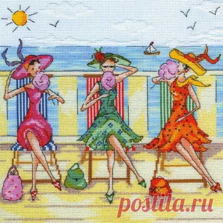 Вышивание / Вышивка нитками / Bothy Threads (Англия) / Леди / - Набор для вышивания Десерт на природе XLL2(Bothy Threads (Англия))
