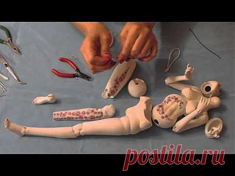 Assembling Ball-jointed doll Liv Tyler - Сборка Шарнирной куклы Лив Тайлер - YouTube