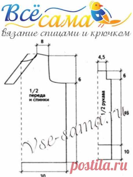 Розовое пальто - Детское пальто, куртки спицами