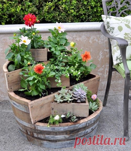 Оригинальные идеи клумб — Сделай сам, идеи для творчества - DIY Ideas