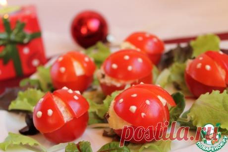 Закуска "Божьи коровки" с двумя начинками - кулинарный рецепт