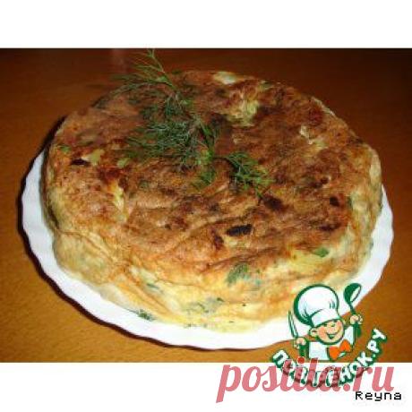 Тортилья с картошкой и луком - кулинарный рецепт