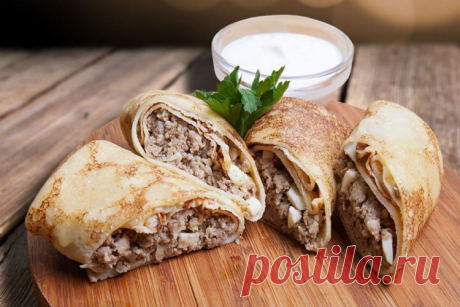 25 мясных начинок для блинов, которые придутся по вкусу каждому