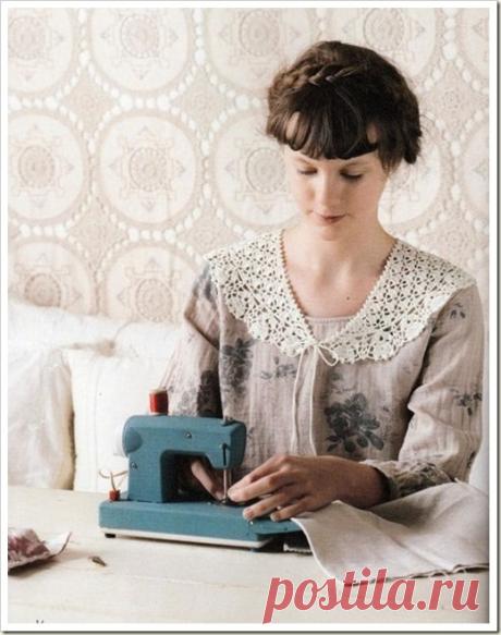 Вязаный ажурный воротничок, схема. Вязание крючком