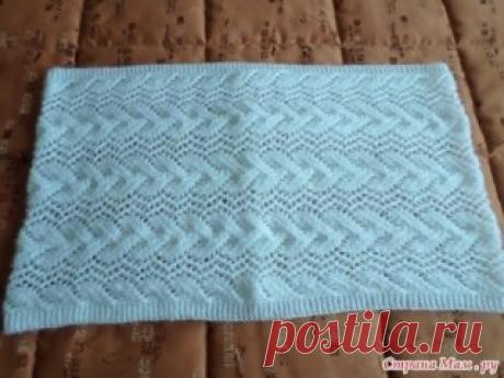 АЖУРНЫЙ СНУД СПИЦАМИ