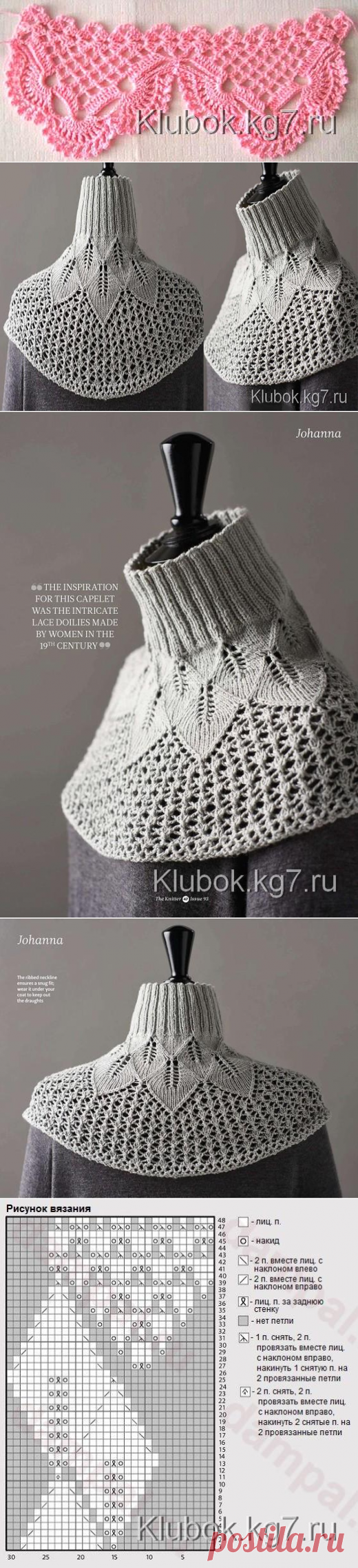 Шарф-воротник «Johanna» | Клубок