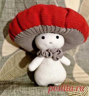Mushroom Guy крючком. Амигуруми схемы и описания. Автор: Terlanova | IRINELY.ART