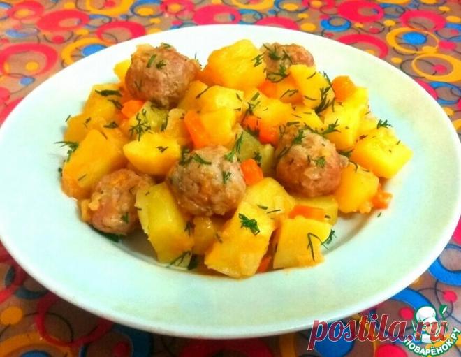 Овощное рагу с фрикадельками – кулинарный рецепт