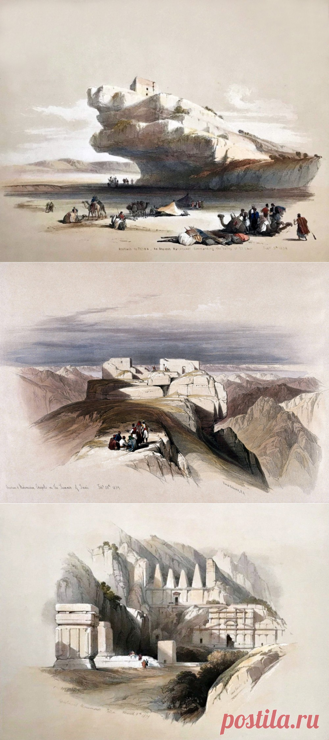 Святая Земля. Литографии Луиса Хэйга (Louis Haghe) по рисункам Дэвида Робертса (David Roberts). Часть 3.