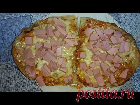 Очень вкусная и простая пицца в микроволновке