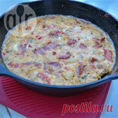 Омлет с грибами в духовке