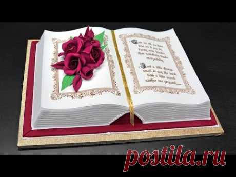 How to Make a 3D Book Cake