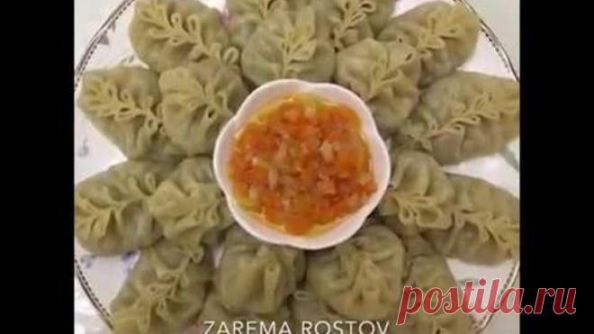 Необычные МАНТЫ. Лепка, рецепт манты