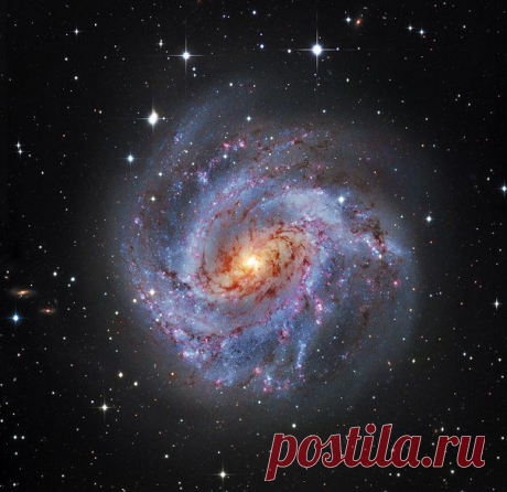 Спиральная галактика с перемычкой М83 Юи Гидры / Интересный космос