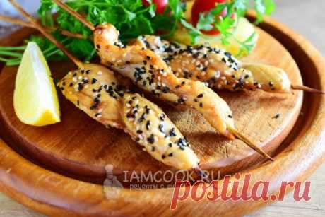 Диетический шашлык из куриной грудки